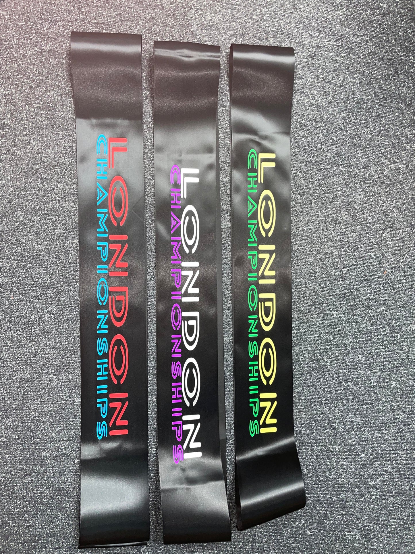 personalised sash