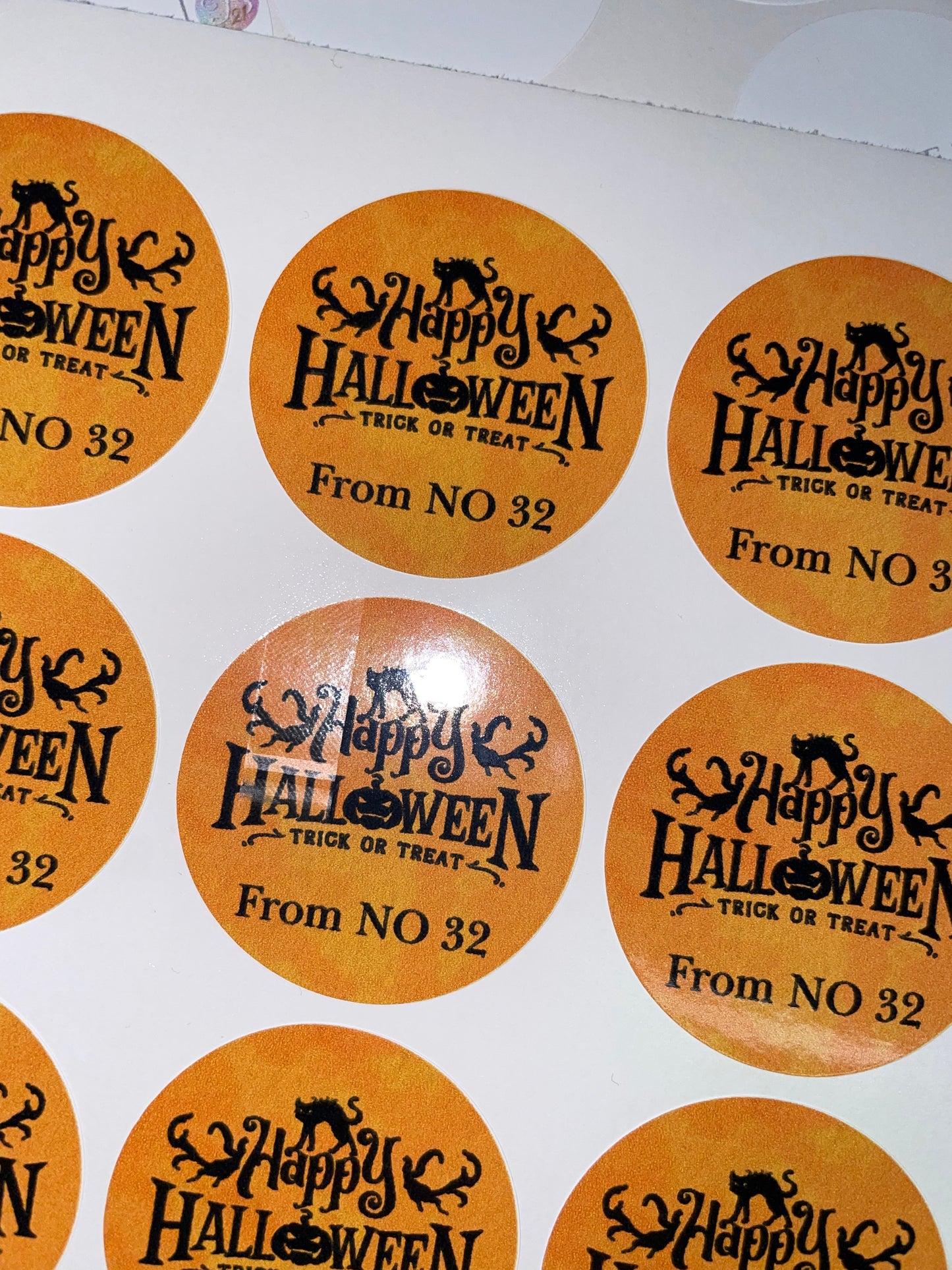 Halloween stickers