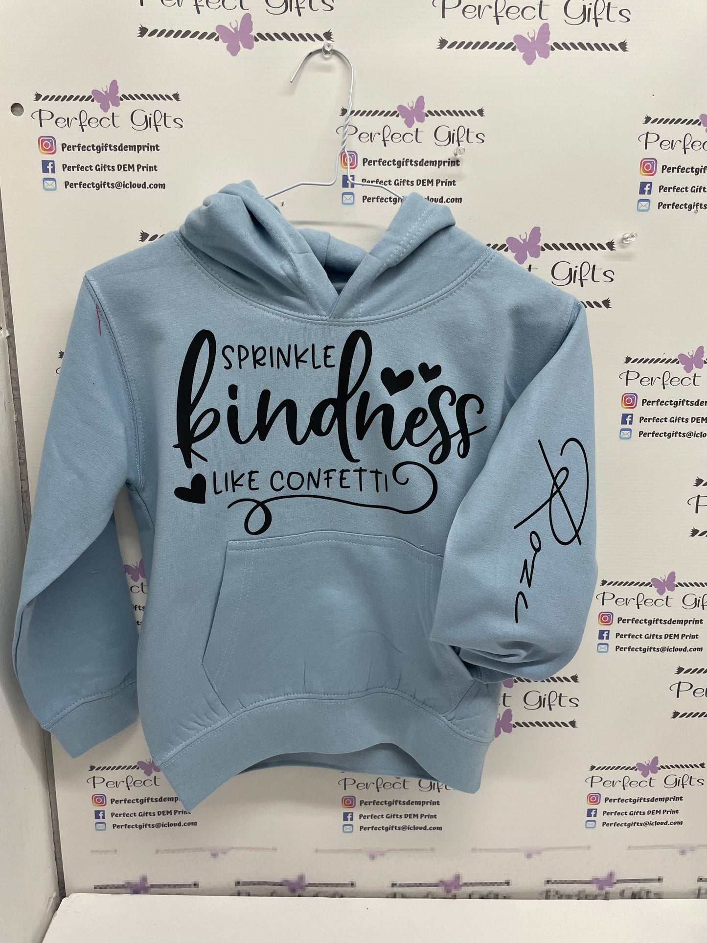 Sprinkle Kindness hoodie and leggings, childrens hoodie set