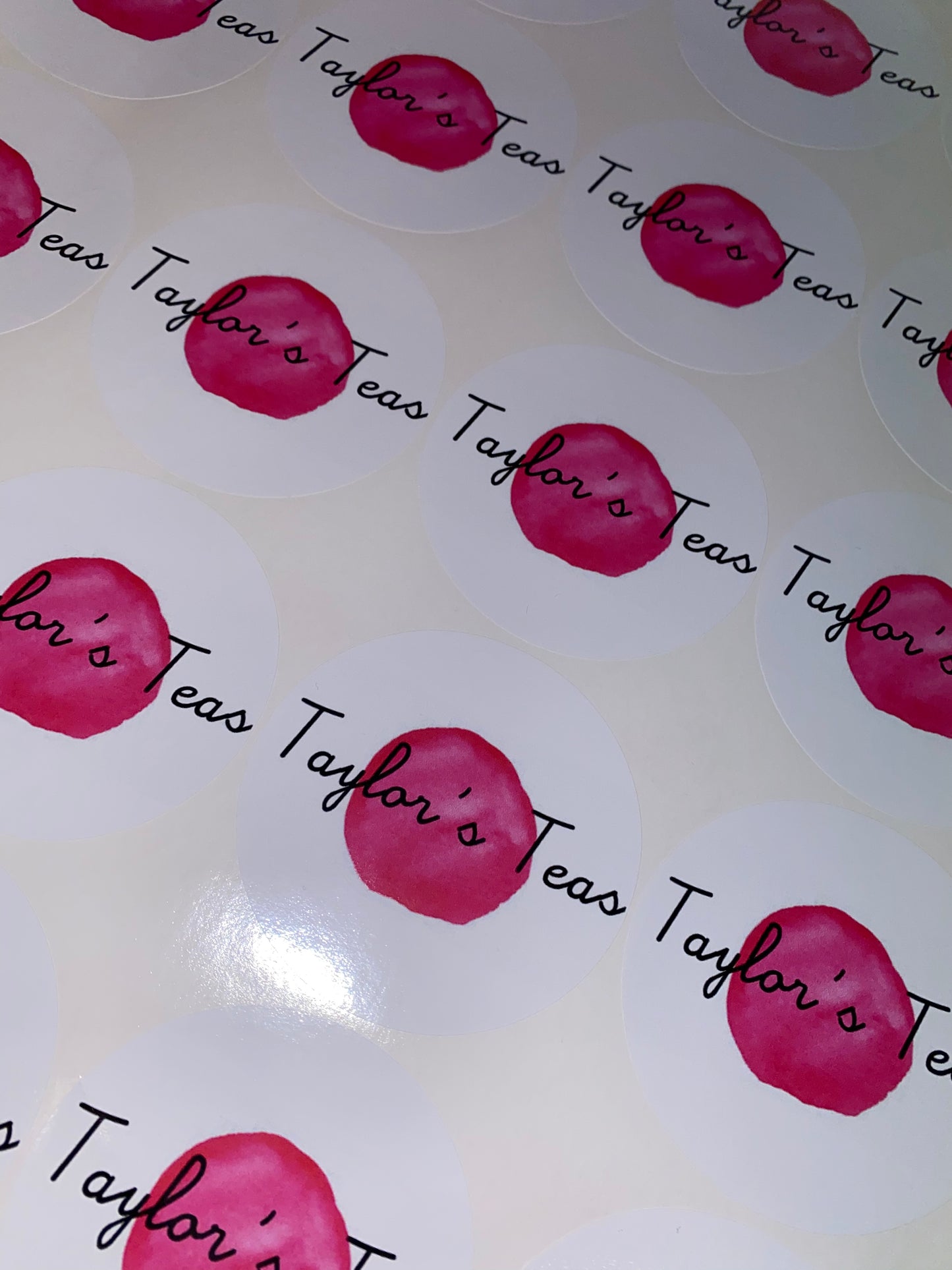 personalised glossy stickers