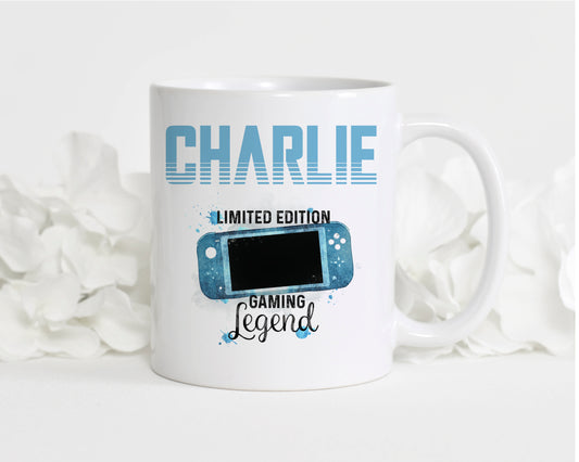 Gamer  Mug, Personalised Mug, gamer gift