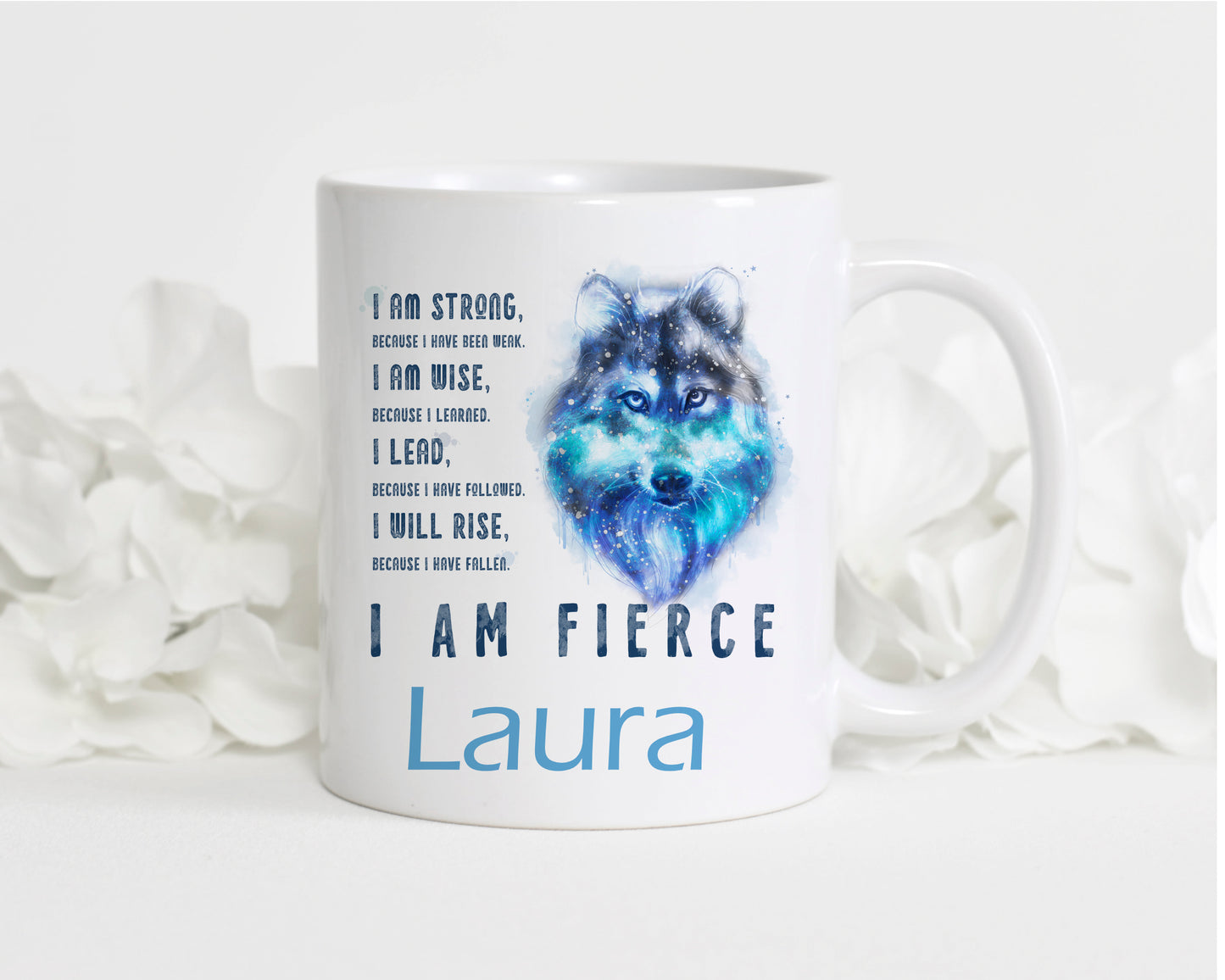 I am fierce personalised mug