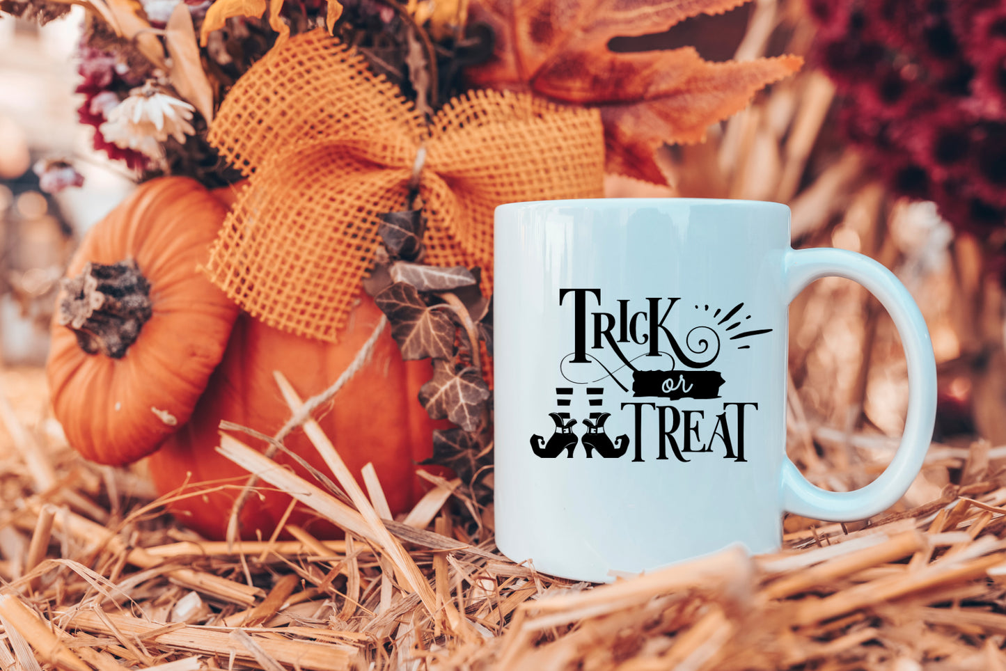 personalised Halloween Mug, Halloween Gift, Trick or Treat