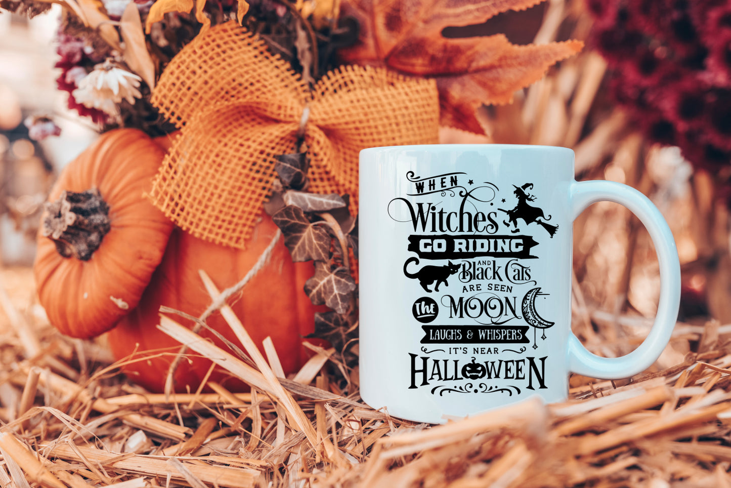 personalised Halloween Mug, Halloween Gift, Trick or Treat